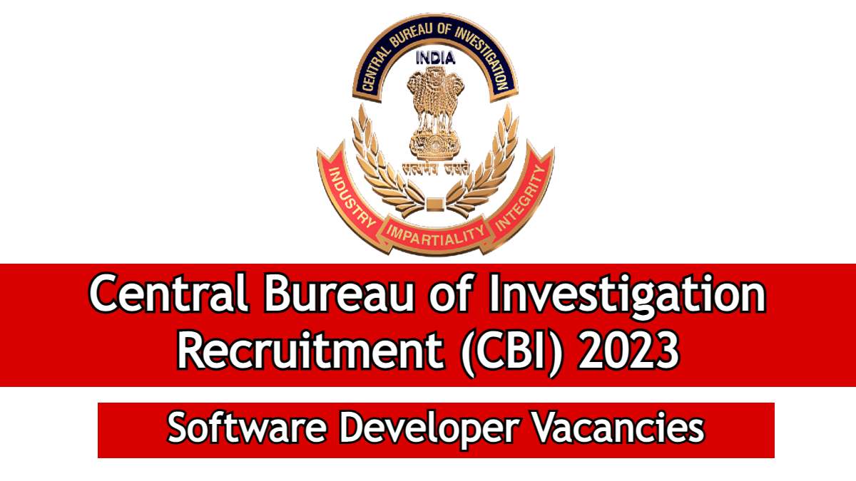 Central Bureau of Investigation Recruitment