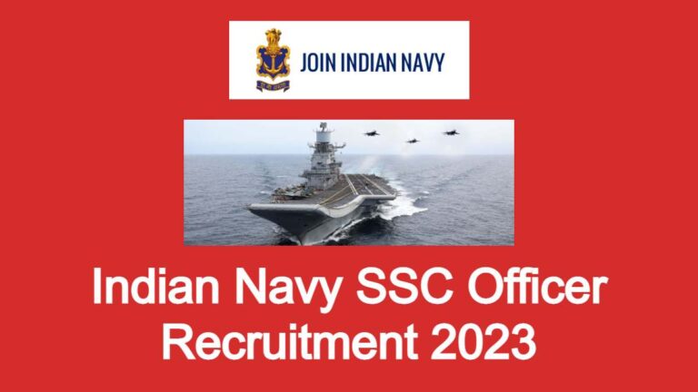 Indian Navy SSC Officer Recruitment Eligibility Criteria, Salary